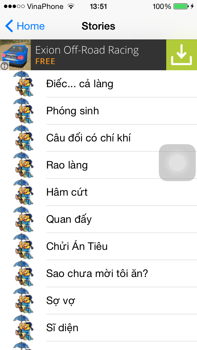 Screenshot #2 pour Dân Gian Cười