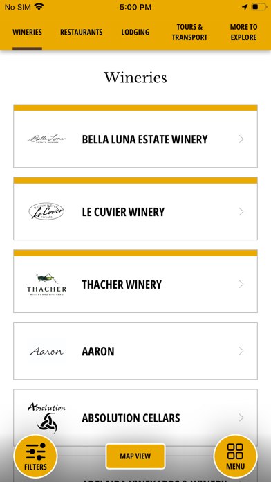 Paso Robles Wine Country Screenshot