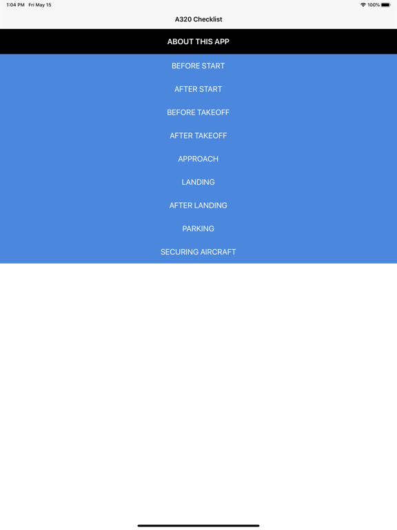 Screenshot #4 pour A320 Checklist