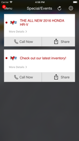 Hillside Honda DealerApp screenshot