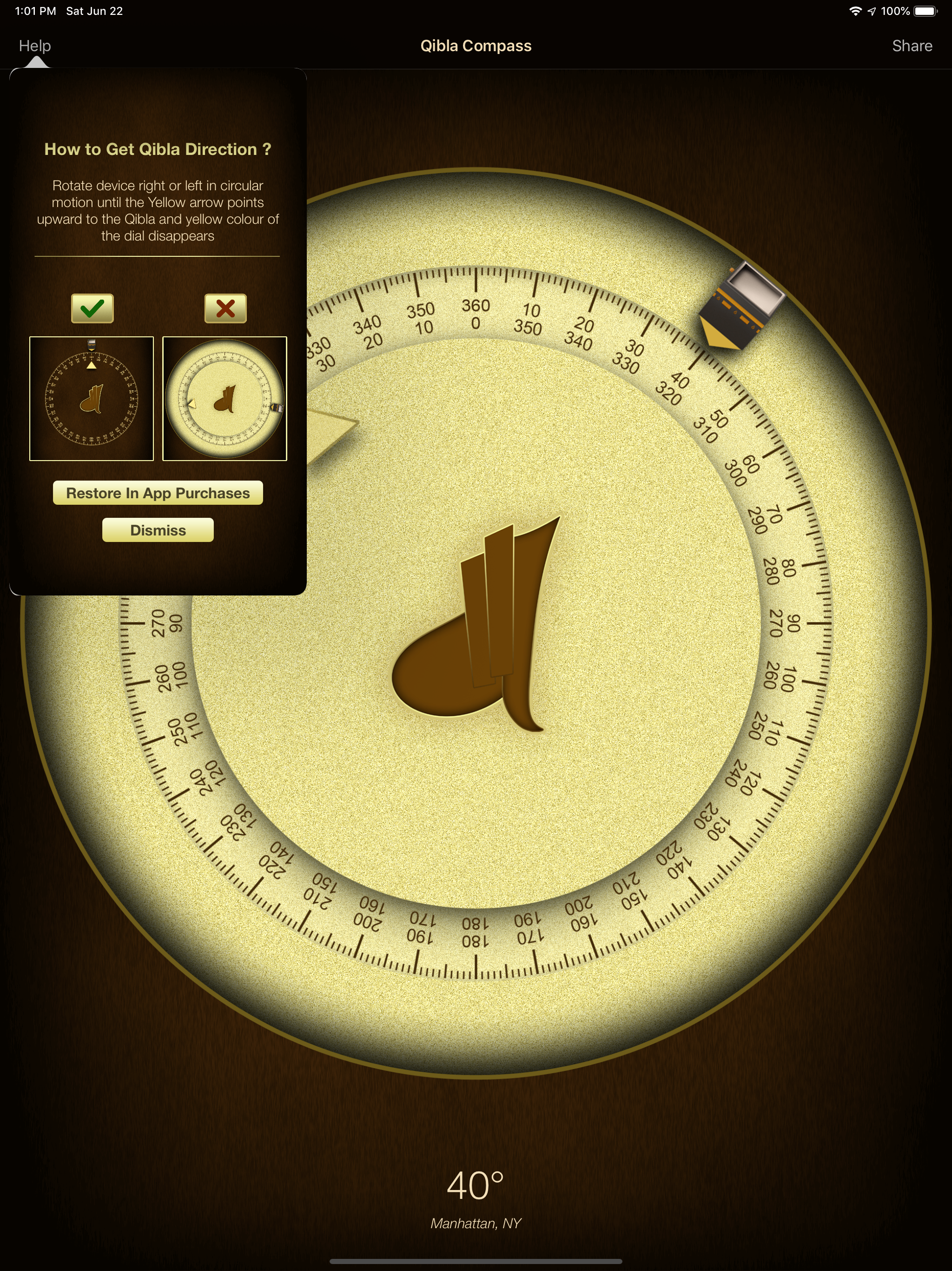 iSalam: Qibla Compass