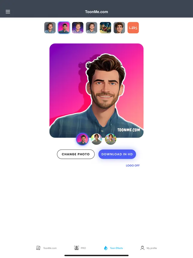 ToonMe Restyle Yourself Filter4+_2