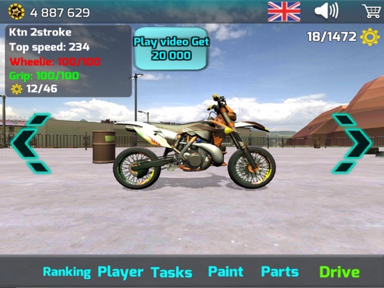Screenshot #5 pour Wheelie King 4