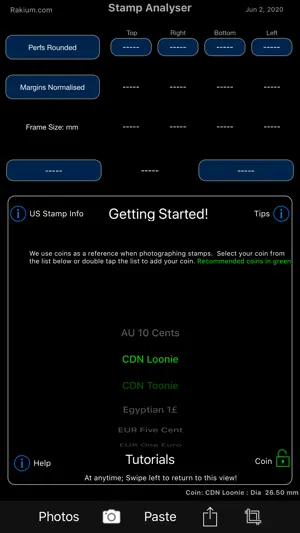Stamp Analyser screenshot 1