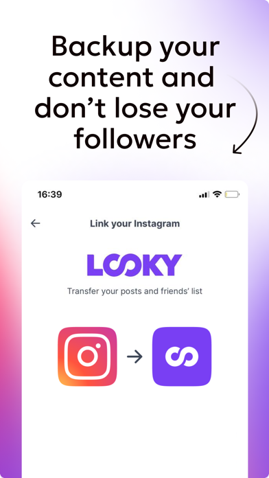 LOOKY — social network Screenshot