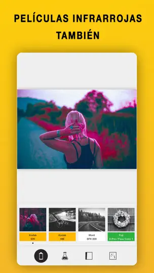 Captura de pantalla de I Love Film - Light Leak en iPhone 3