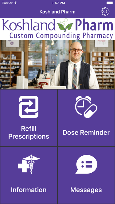 Koshland Pharm Screenshot