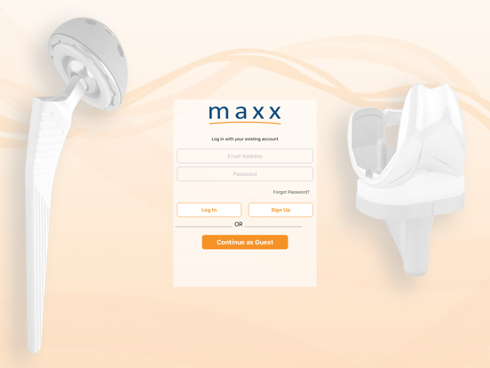Maxx Ortho iPad screenshot