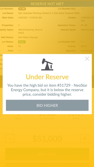 Oil & Gas Clearinghouse Screenshot