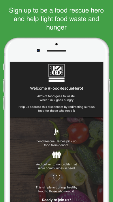 Philly Food Rescue Screenshot 1 - AppWisp.com Philly Food Rescue Screenshot 1 - AppWisp.com