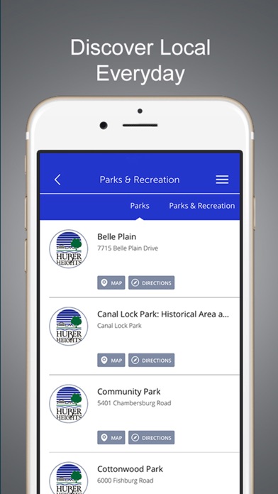 City of Huber Heights iPhone screenshot 5 - Reference app