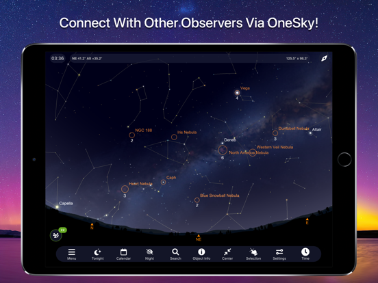 SkySafari Eclipse 2024 iPad app afbeelding 6