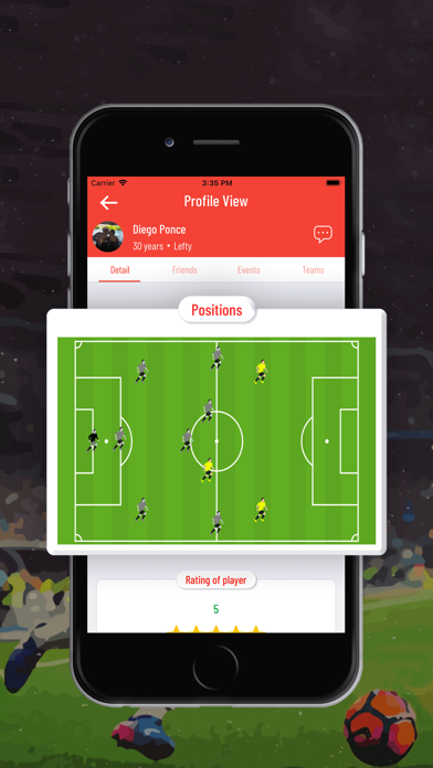 Futnet app screenshot 2