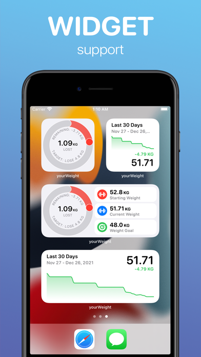 yourWeight: Weight Tracker Screenshot