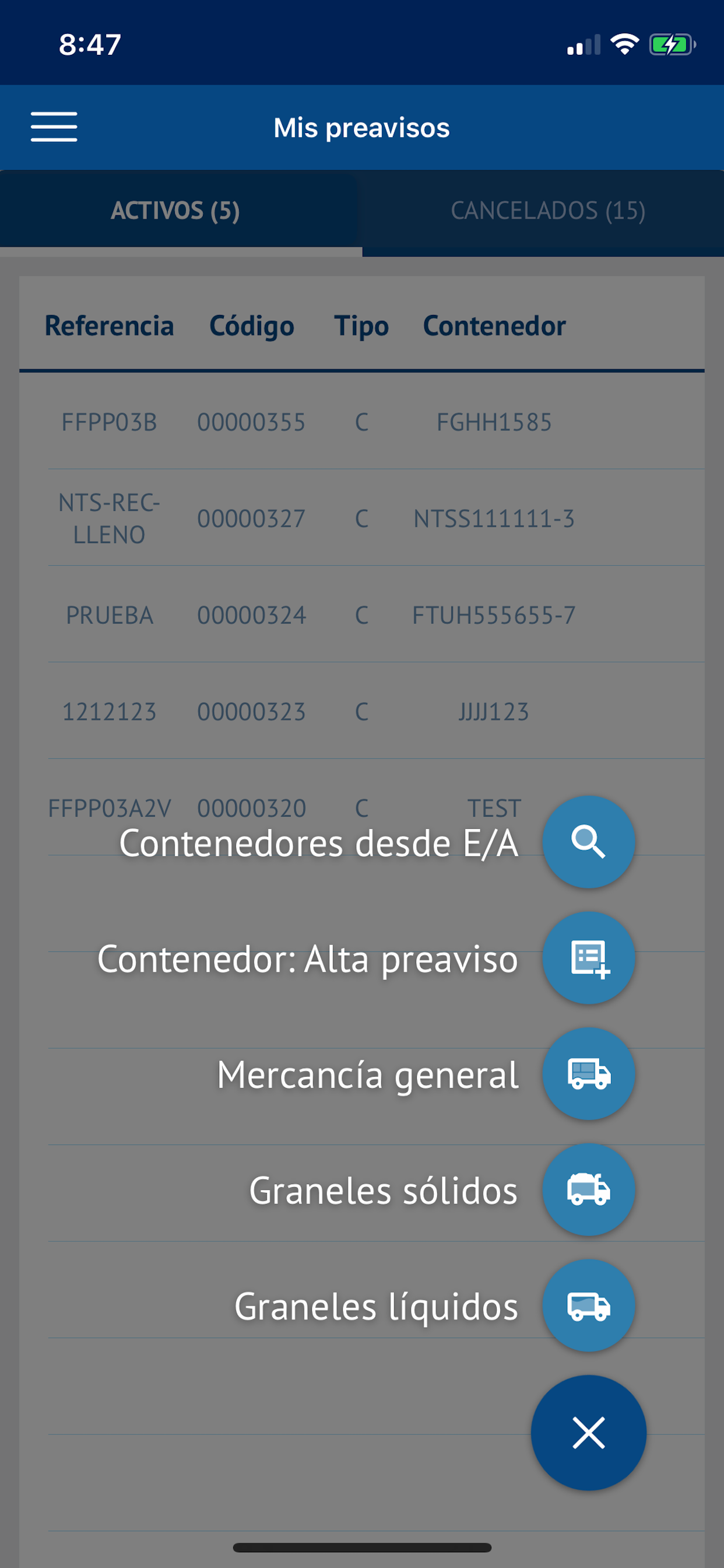 Preavisos e-puertobilbao