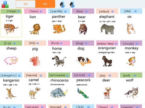 Screenshot #5 pour BabyLearnChinese-Animals