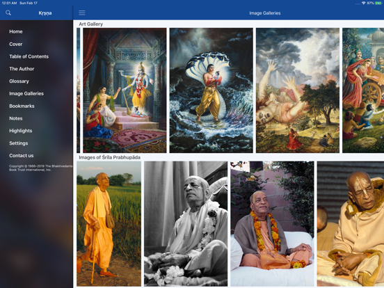 Kṛṣṇa iPad screenshot 6 - Book app