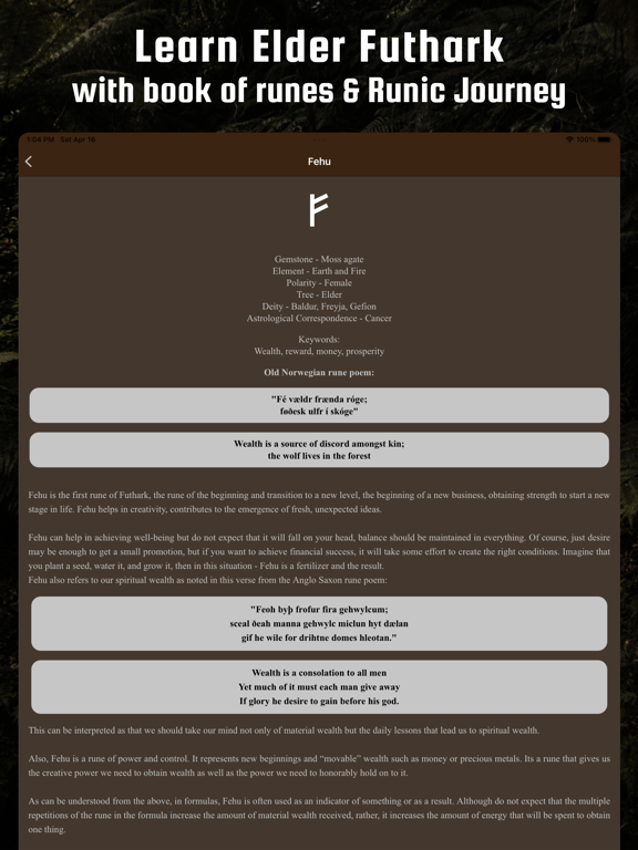 Screenshot #5 pour Runic Formulas & Book of Runes