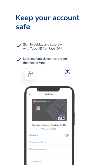 East West Bank BusinessExpress Screenshot