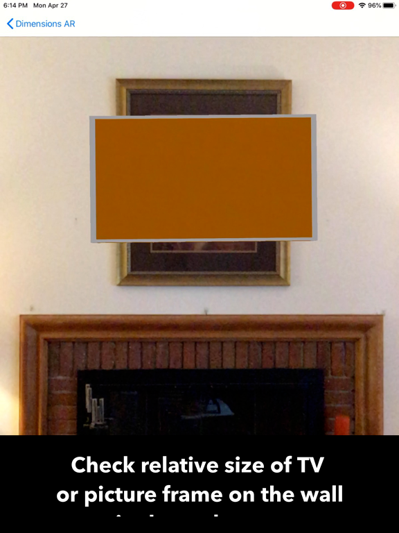 Dimensions AR iPad screenshot 2 - Utilities app