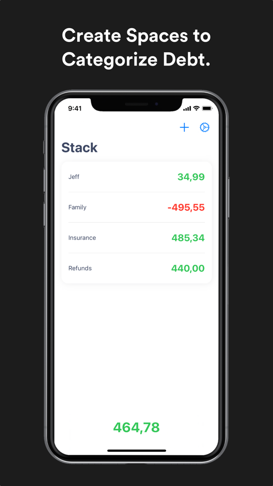 #1. Stack - Simple Debt Manager (macOS) 게시자: Leon Boettger