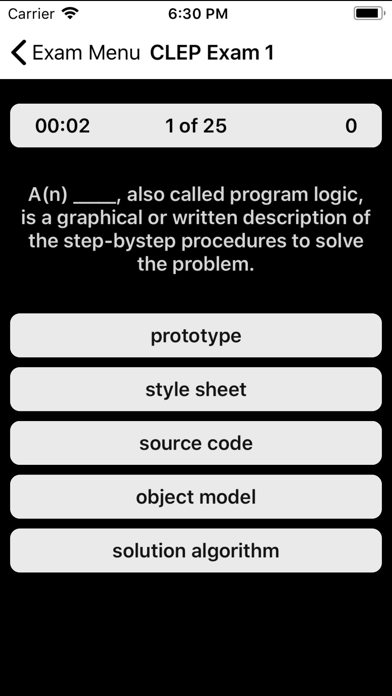 Screenshot #3 pour CLEP Information Systems Prep
