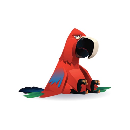 Sad Parrot Stickers