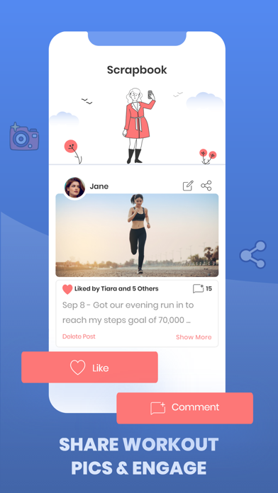 Charity Footprints Screenshot