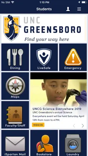 UNCG Mobile screenshot 2