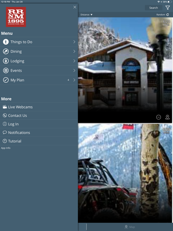Visit Red River, NM! iPad screenshot 1 - Travel app