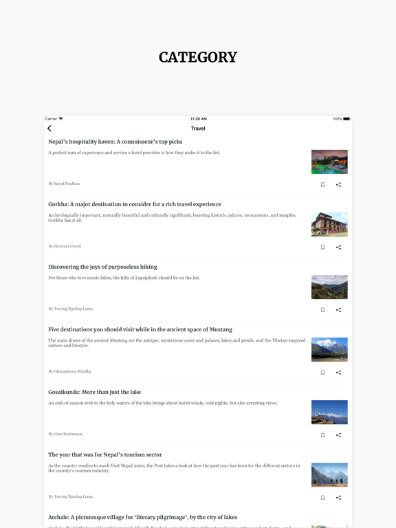 The Kathmandu Post iPad screenshot 2
