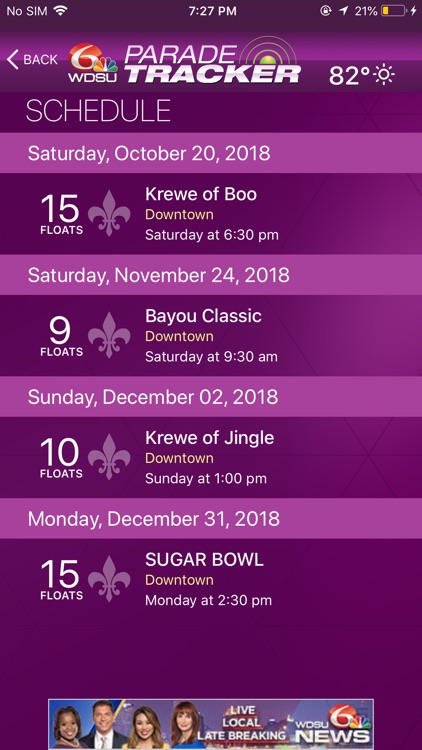 WDSU Parade Tracker
