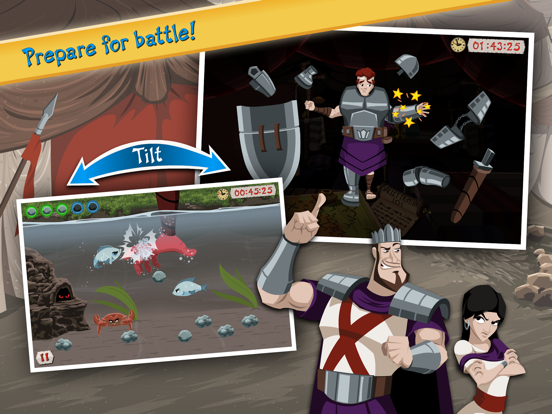 David vs Goliath - Bible Story iPad screenshot 4 - Education app