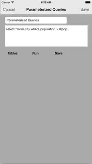 MySQL QueryDB SSH Client iphone bilder 3