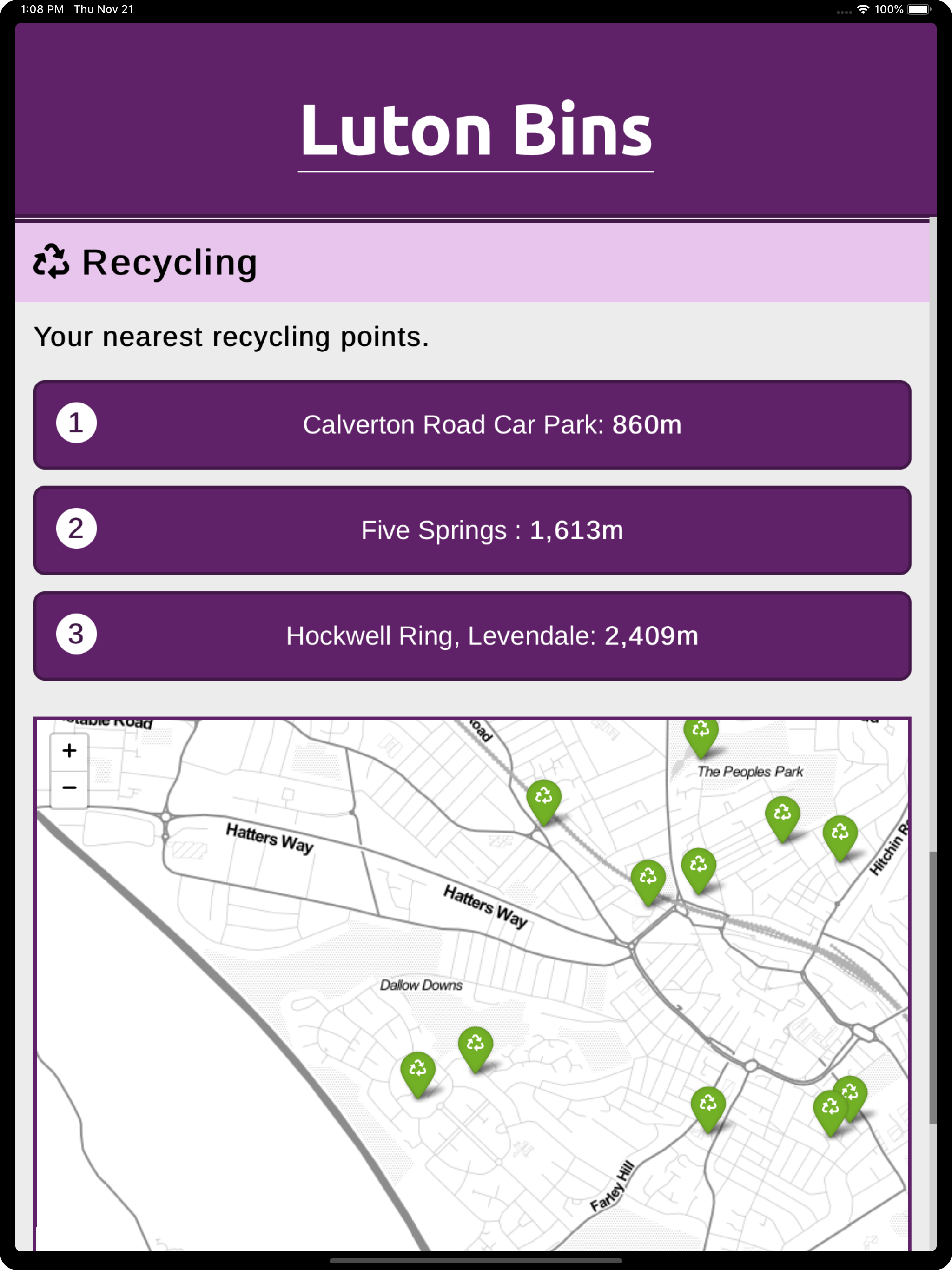 Luton Bins