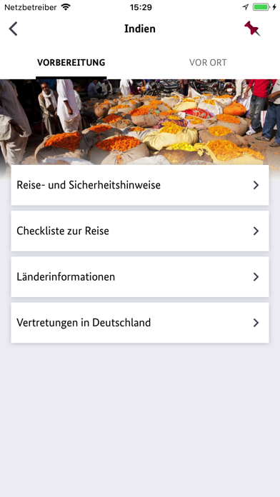 Sicher Reisen Screenshot