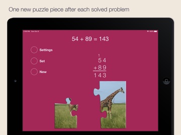 Column Addition iPad screenshot