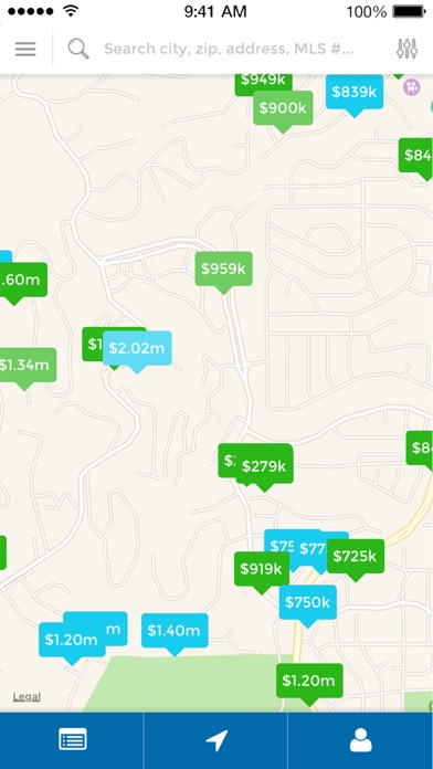 Hanu Reddy Realty USA app screenshot