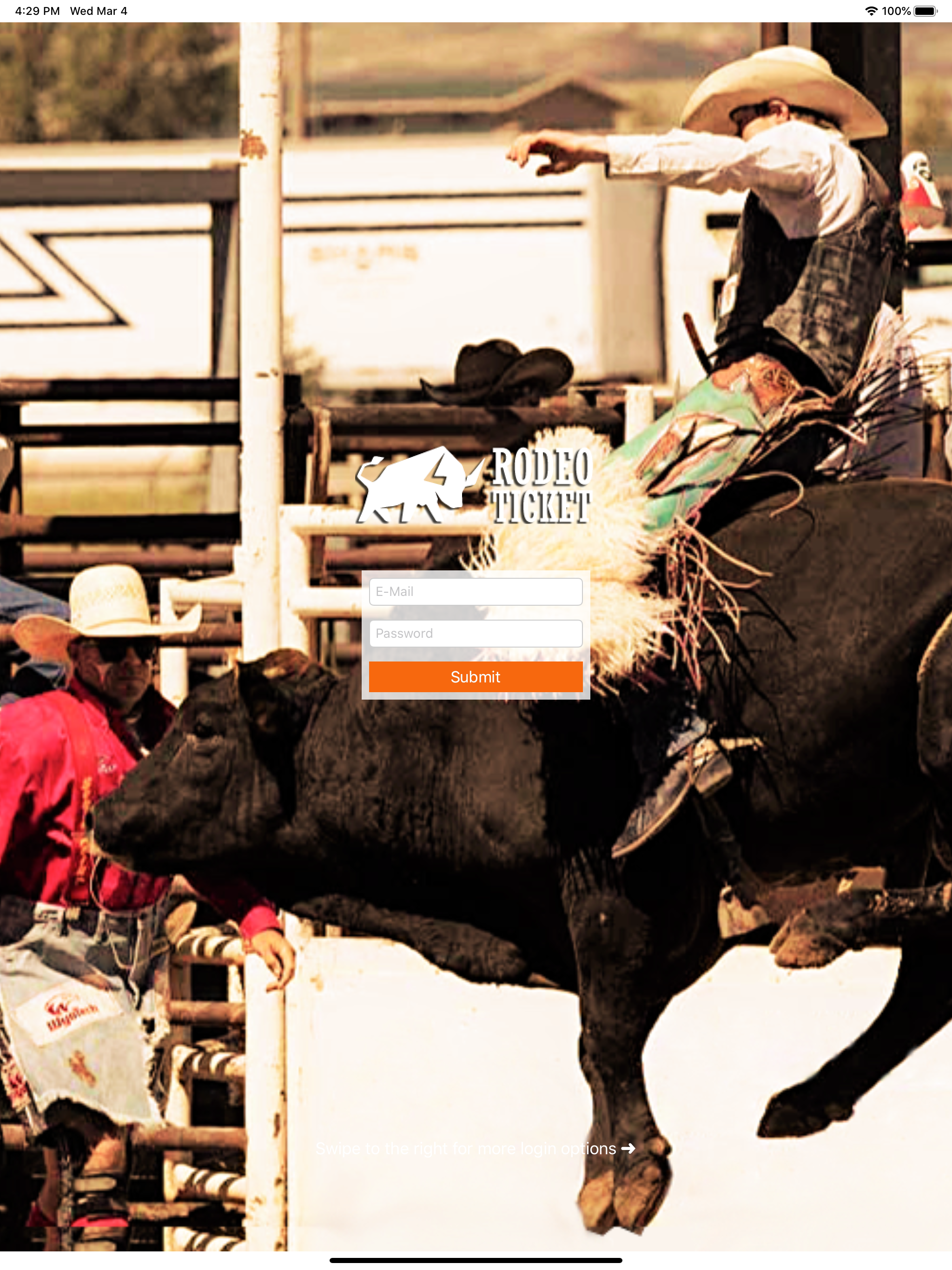 Rodeo Ticket Check In