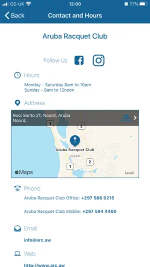 Aruba Racquet Club screenshot 2