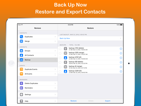 Screenshot #5 pour Remove Duplicate Contacts +