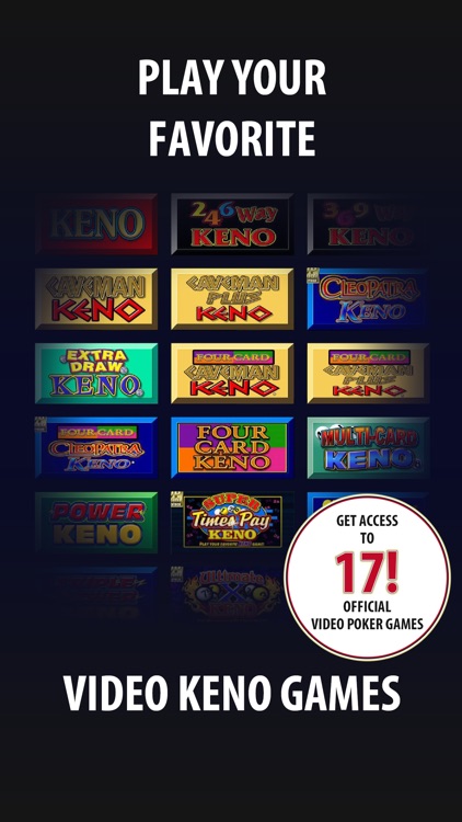 Video Keno Mobile Games