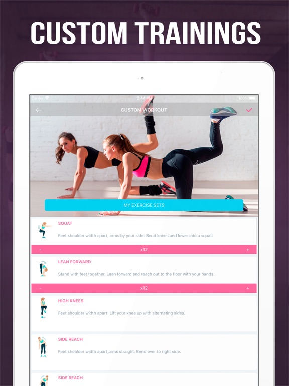 Screenshot #6 pour Fitness pour femmes - Accueil