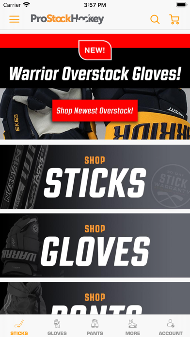Pro Stock Hockey app screenshot