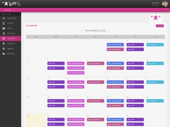RelyFit iPad screenshot 2 - Health & Fitness app