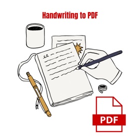 Handwriting to PDF