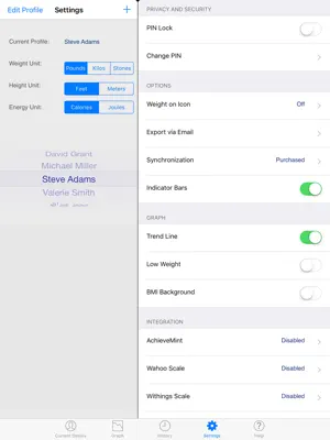 Monitor Your Weight HD screenshot 4