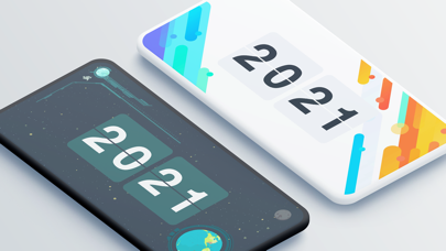 Screenshot #3 pour Flip clock & clock widget