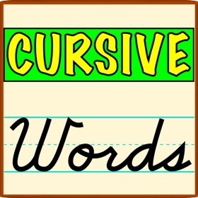 스크린샷 (4) Cursive Words