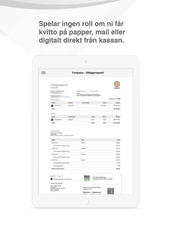 Findity Expense iPad screenshot 4